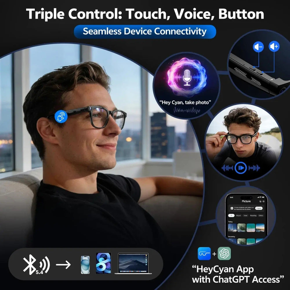 Bluetooth Sunglasses with Surround Sound