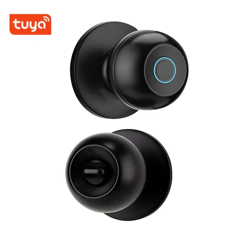 Smart Fingerprint Round Door Knob