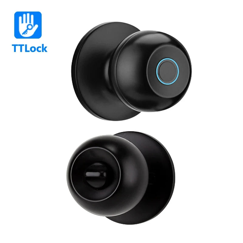 Smart Fingerprint Round Door Knob