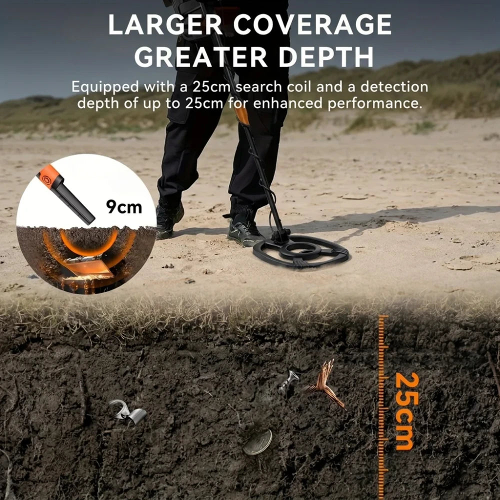 SUNPOW Professional Underground Metal Detector Kit