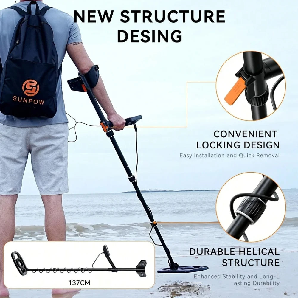 SUNPOW Professional Underground Metal Detector Kit