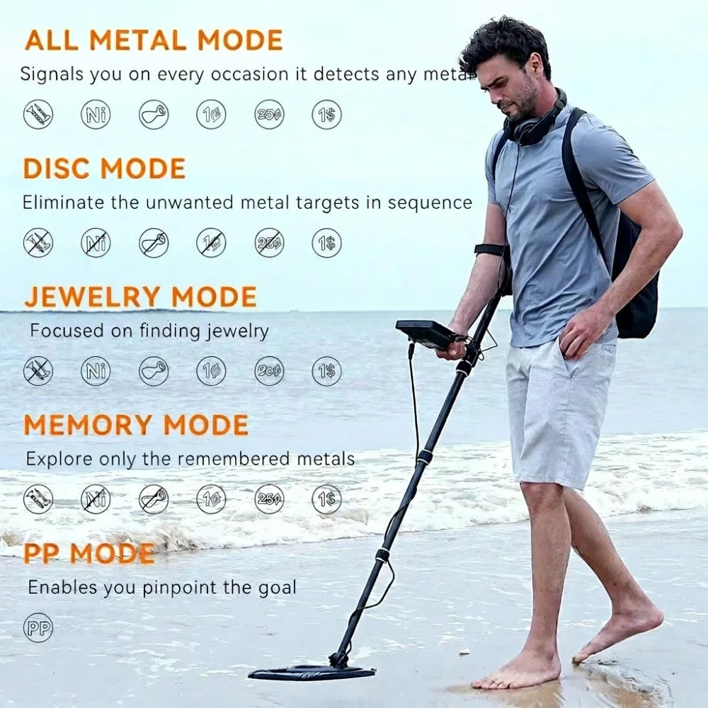 SUNPOW Professional Underground Metal Detector Kit