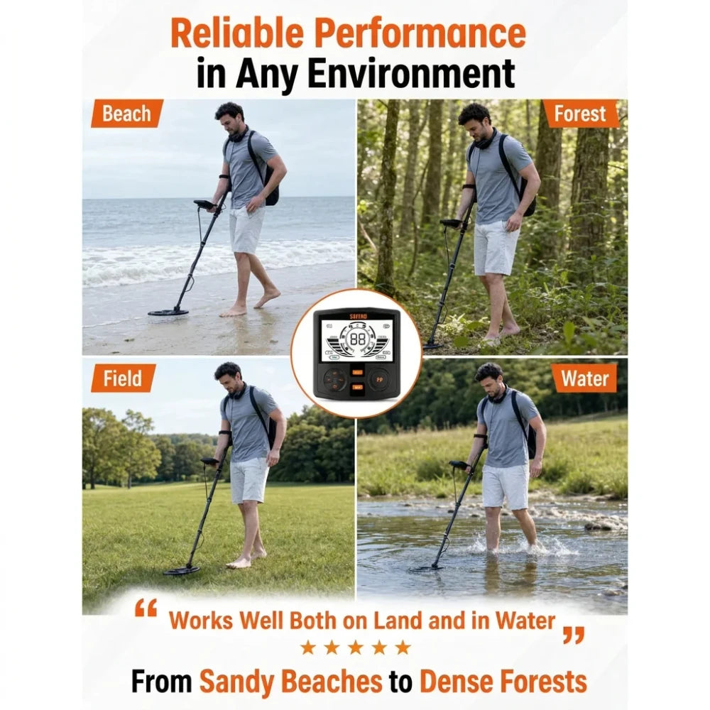 SUNPOW Professional Underground Metal Detector Kit