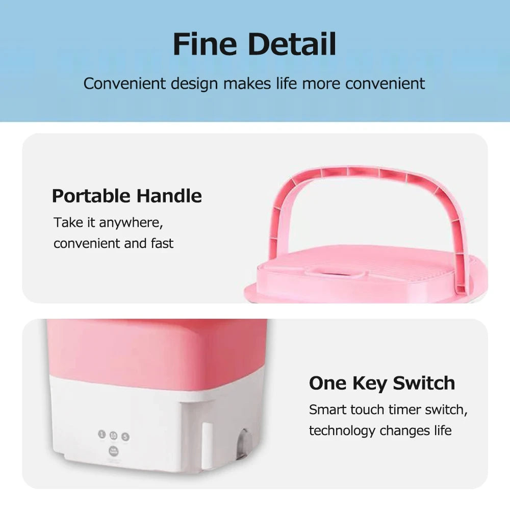 Portable Folding Travel Washing Machine