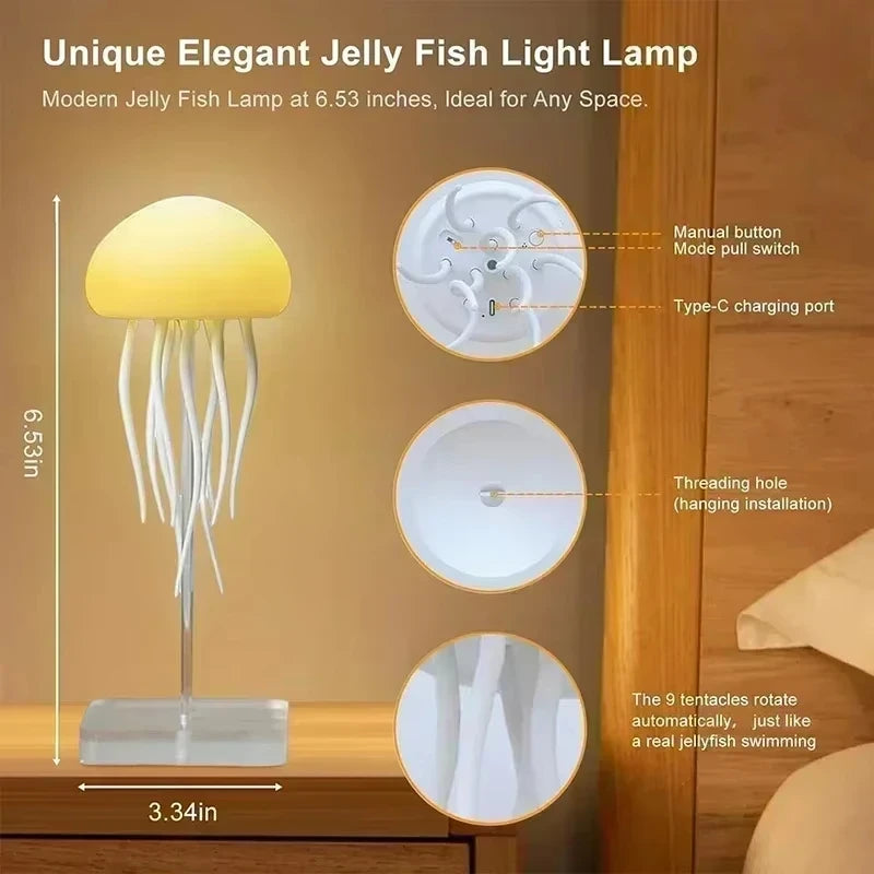 LED Jellyfish Night Light